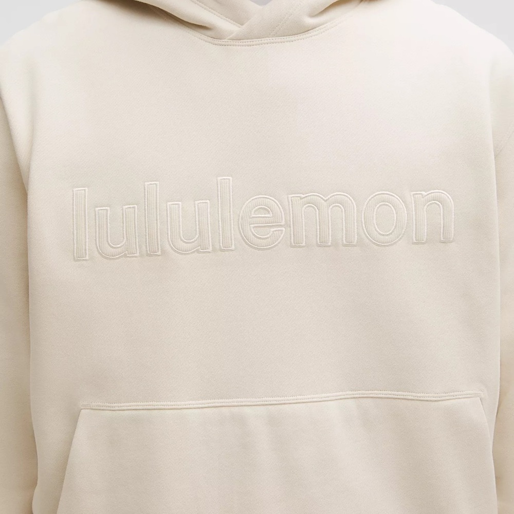 Light Ivory Steady State Pullover Hoodie *Wordmark Lululemon